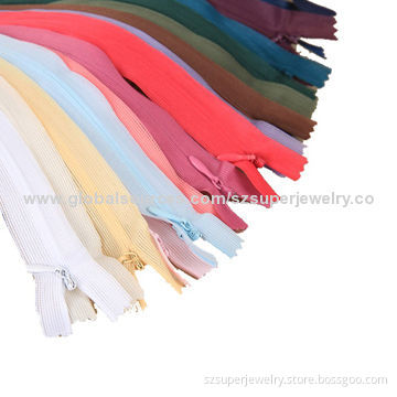 Bag dress long chain invisible nylon zipper
